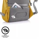 Рюкзак міський XD Design Bobby Soft USB порт, водонепроникний, RFID-захист, жовтий (P705.798) - зображення 7