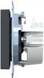 Розетка Schneider Electric Merten System M со шторками Антрацит (MTN2300-0414) - изображение 2