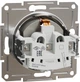 Розетка Schneider Electric Asfora с заземлением Бронзовая (EPH2900169) - изображение 2