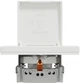 Розетка Schneider Electric Asfora с заземлением и крышкой Белая с рамкой (EPH3100121) - изображение 2