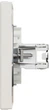 Компьютерная розетка Schneider Electric Asfora RJ45 5 категория UTP Кремовая с рамкой (EPH4300123) - изображение 2