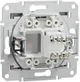 Компьютерная розетка Schneider Electric Asfora RJ45 5 категория UTP Серебристая (EPH4300161) - изображение 3