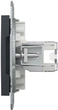 Компьютерная розетка Schneider Electric Asfora RJ45 5 категория UTP Антрацит (EPH4300171) - изображение 8