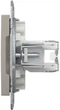 Розетка двойная компьютерная Schneider Electric Asfora RJ45 5 категория UTP Бронзовая (EPH4400169) - изображение 5