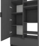 Шкаф Metkas Home A001R 800x420x2300 ЛДСП Антрацит (MA001R-A) - изображение 3