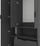 Шкаф Metkas Home A002R 1000x420x2300 ЛДСП Антрацит (MA002R-A) - изображение 3