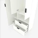 Шкаф Metkas Home A002R 1000x420x2300 ЛДСП Белый Снег (MA002R-B) - изображение 4