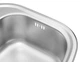 Кухонная мойка KRONER (KRP) Satin-4749 D0.8T180 - изображение 4
