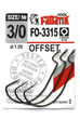 Гачок Fanatik FO-3315 №3/0 Офсетний 3шт.,FO-3315-3_0 - зображення 2