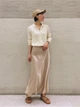 Кардиган шерстяной вязаный женский Uniqlo 960447363 L Молочный (1159825454) - изображение 9