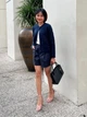 Кардиган вязаный женский Uniqlo 279202827 L Синий (1159825473) - изображение 8