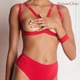 Бюстгальтер без чашок Maison Close L/XL Червоний (608647rouge) - зображення 8