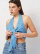 Кроп топ женский Zara 8812/140 M Синий (00881021400037) - изображение 4