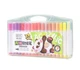 Фломастеры акриловые пигментные Water Color Pen 36 шт художественные маркеры для рисования с кейсом - изображение 1