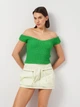 Футболка женская Zara 1165/975 M Зеленая (01165097500037) - изображение 1