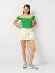 Футболка женская Zara 1165/975 M Зеленая (01165097500037) - изображение 3