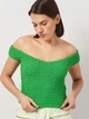 Футболка женская Zara 1165/975 M Зеленая (01165097500037) - изображение 4