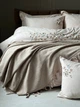 Натуральный плед-пике с бахромой Saheser. Bari bej-200х230 - изображение 2
