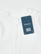 Детский человечек для новорожденных KRAKO На молнии 5008P31 50–56 см Белый (2000070019900) - изображение 5