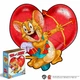 Фигурный деревянный пазл Woods Story Tom & Jerry™ Ключ к сердцу XL - изображение 1