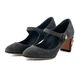 Женские туфли Dolce&Gabbana Mary Jane из замшевой кожи 36 (23.1 cm) серые CD0461AD79189710 - изображение 1