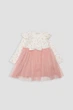 Платье приталенное для девочки 86 цвет молочный BREEZE Girls & Boys ЦБ-00271337 - изображение 1
