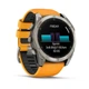 Смарт-годинник Garmin Fenix 8 51mm AMOLED Sapphire Graphite DLC Titanium with Spark Orange Silicone (010-02905-53) - изображение 2