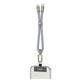 Кабель - брелок USB Hoco GH5 Type-C to Lightning PD20W 0.22m, Blue - зображення 3
