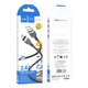Кабель Hoco X109 Silicone USB to MicroUSB 2.4A 3m, Black - зображення 4
