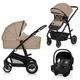 Універсальна коляска 3 в 1 Lionelo BIANKA 3IN1 BEIGE SAND - зображення 1