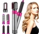 Стайлер фен-щітка 5 в 1 Hot Air Styler для різних типів волосся з функціями надання об'єму випрямлення - зображення 9