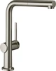 Змішувач-кран кухонний HANSGROHE Talis стиаль 72808800 з висувним виливом - зображення 1