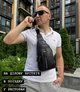 Слинг на плече кожаный TIDING BAG A25F-3204-1A Черный 18х32х7 см - изображение 11