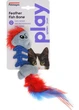 Игрушка для котов Petstages Рыбка с перьями Голубой (pt90022) - изображение 2