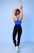Лосины женские спортивные с эффектом push-up пуш-ап Бесшовные Тайтсы Черный размер М (70002) - изображение 3