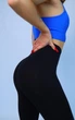 Лосины женские спортивные с эффектом push-up пуш-ап Бесшовные Тайтсы Черный размер М (70002) - изображение 7