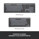 Клавиатура Logitech MX Mechanical Wireless Illuminated Performance Graphite (920-010757) - изображение 4