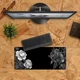Ігрова поверхня (Килимок для мишки) SHLab Black and White Flowers SHM-1136 (70х30 см) (39434) - зображення 3