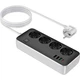 Сетевой удлинитель Hoco AC22 Sunlight 4-bit (PD30W/1C3A) Desktop Socket Black - изображение 5