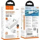 Мережевий подовжувач Hoco AC9A Talent PD30W (1C2A with 1 socket) Desktop Charger White - зображення 8