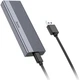 Внешний карман Hoco HB47 M.2 SSD Enclosure (USB3.1/6Gbps) Metal Grey - изображение 2