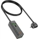 Мережевий подовжувач Hoco AC9A Talent PD30W (1C2A with 1 socket) Desktop Charger Black - зображення 2