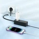 Мережевий подовжувач Hoco AC9A Talent PD30W (1C2A with 1 socket) Desktop Charger Black - зображення 5