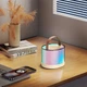 Бежева Bluetooth колонка K52 для караоке, з RGB підсвічуванням - зображення 6