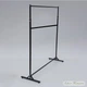Двойная стойка для одежды 125×51×215/225 см черного цвета - изображение 2