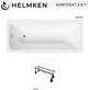 Ванна акриловая Helmken Luna 170x70 см (8R836G2790) комплект 2 в 1: прямоугольная ванна, ножки - изображение 2