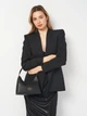 Сумка багет седло женская маленькая Mexx Olivia Main MA003200643W-1111 Черная (8720211353888) - изображение 2