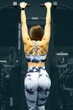 Спортивный комплект тройка рашгард топ лосины с эффектом push up пуш ап Женский фитнес костюм S Белый (70006 / 70023) - изображение 5