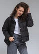Жіноча ультралегка куртка весняна демісезонна осіння Viva-Wear 6537 L чорний 3-6537 - изображение 2