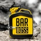 Подарунковий набір для чоловіків каністра бар 5л (жовта) з написом "BAR BOSS" - зображення 5